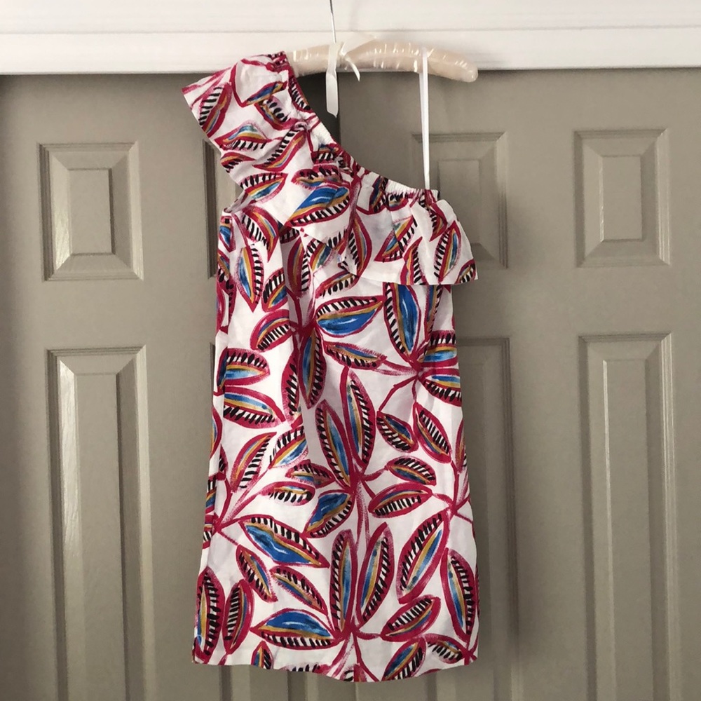 J. Crew one shoulder dress